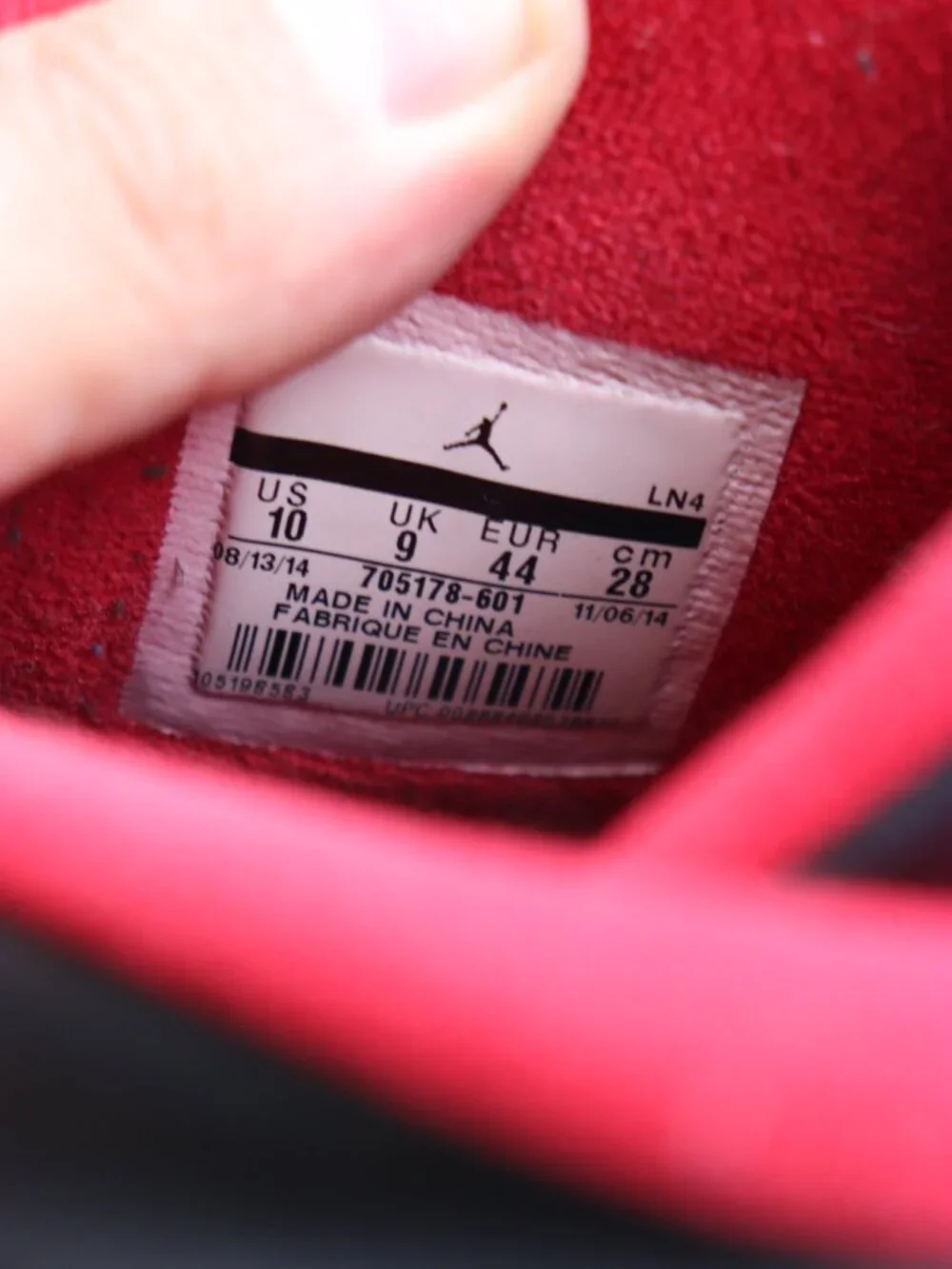 Nike Air Jordan Retro 10 Men's Size 10 Bulls Over Broadway Sneakers 705178 601